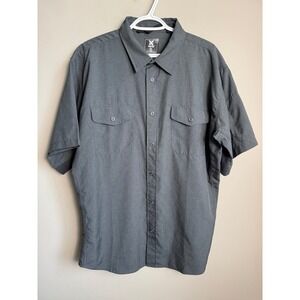 Vertx Short Sleeve Button Down Shirt 2XL Tactical Outdoor Grey Gorpcore Utility